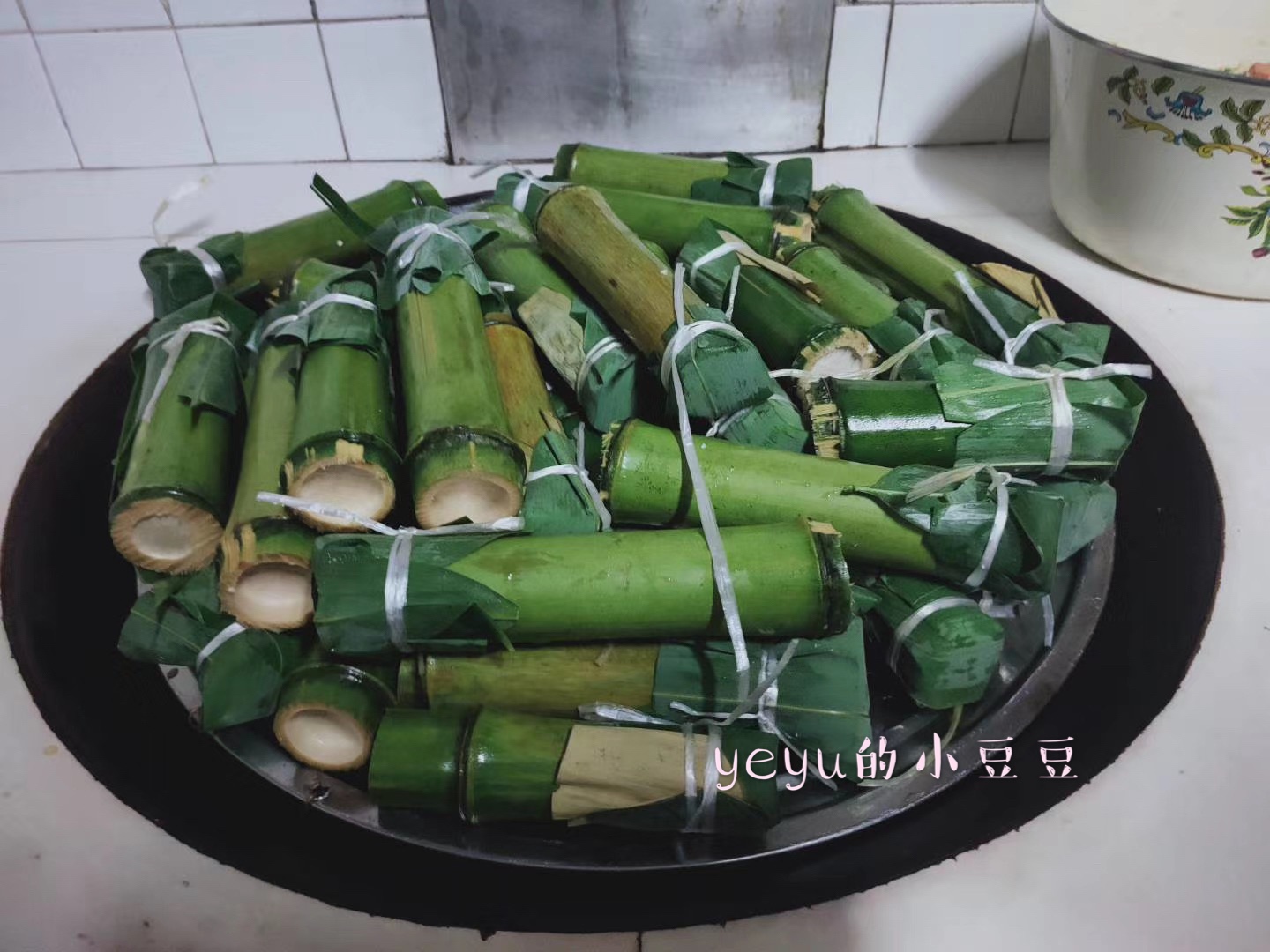 新鲜竹筒饭的做法