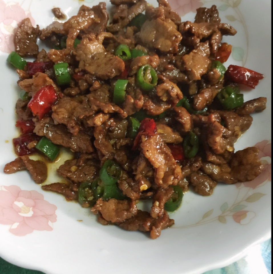 小炒牛肉