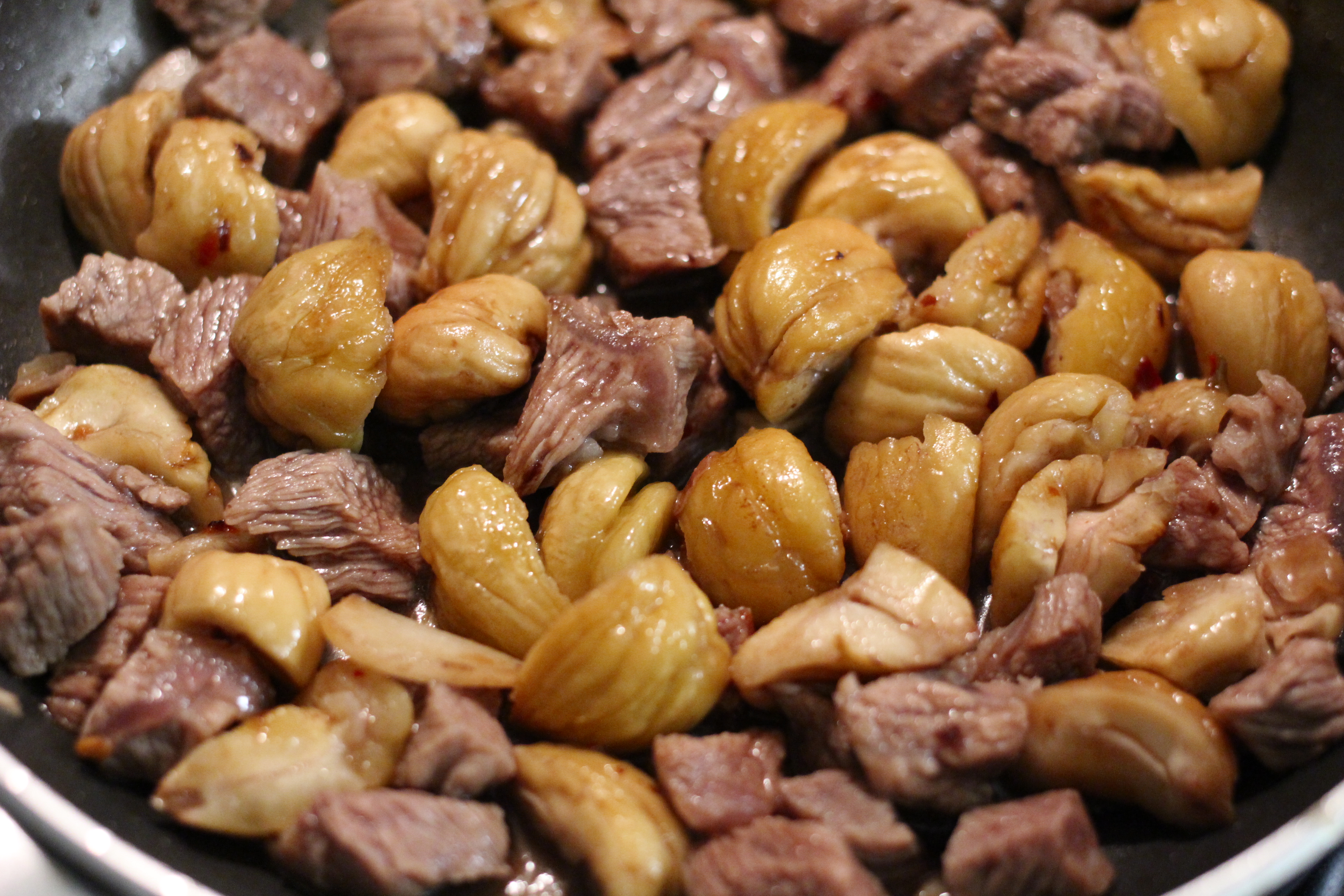 栗子烧牛肉
