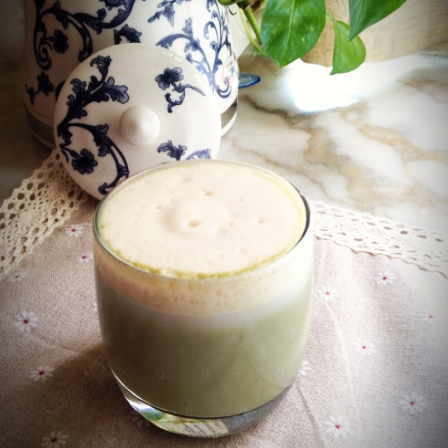 豆奶抹茶拿铁 (Soy Green Tea Latte)