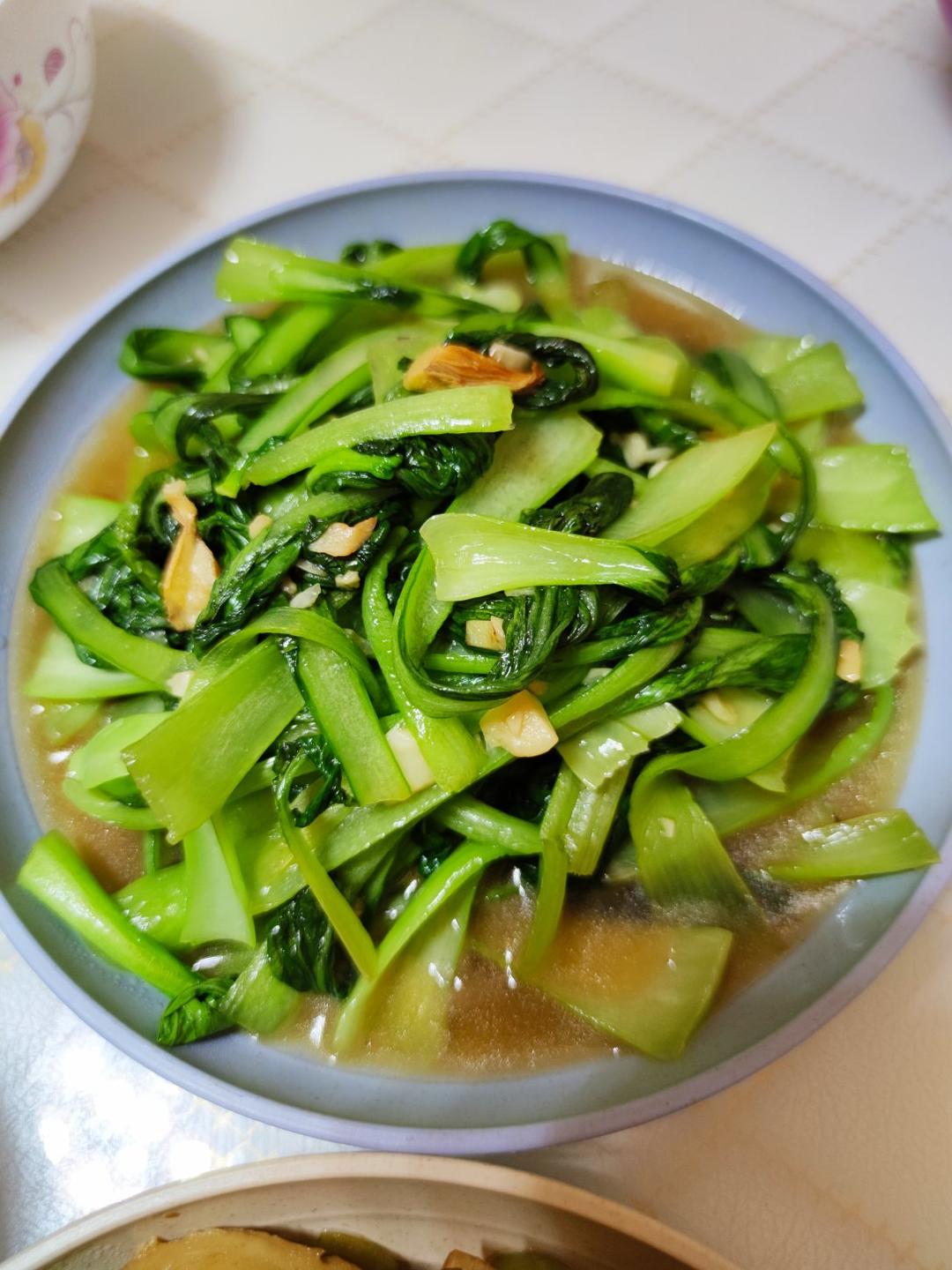 queen-318做的蚝油上海青要多吃蔬菜哦