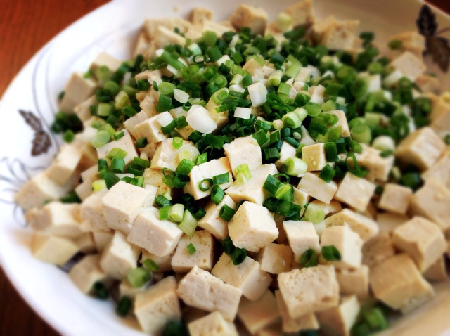 小葱拌豆腐