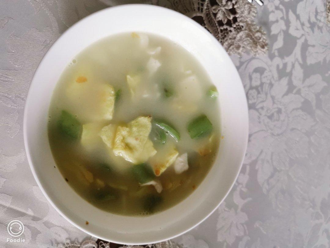 丝瓜豆腐汤（附奶白色汤方法）