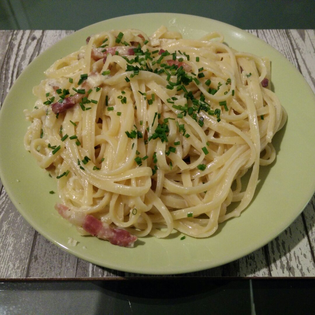 Spaghetti Carbonara 意式咸肉芝士意粉