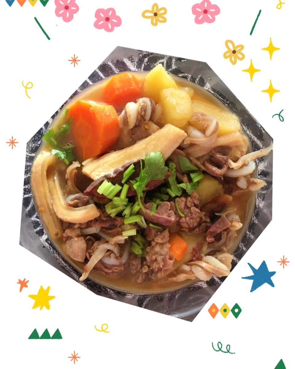 简配版牛杂炖土豆
