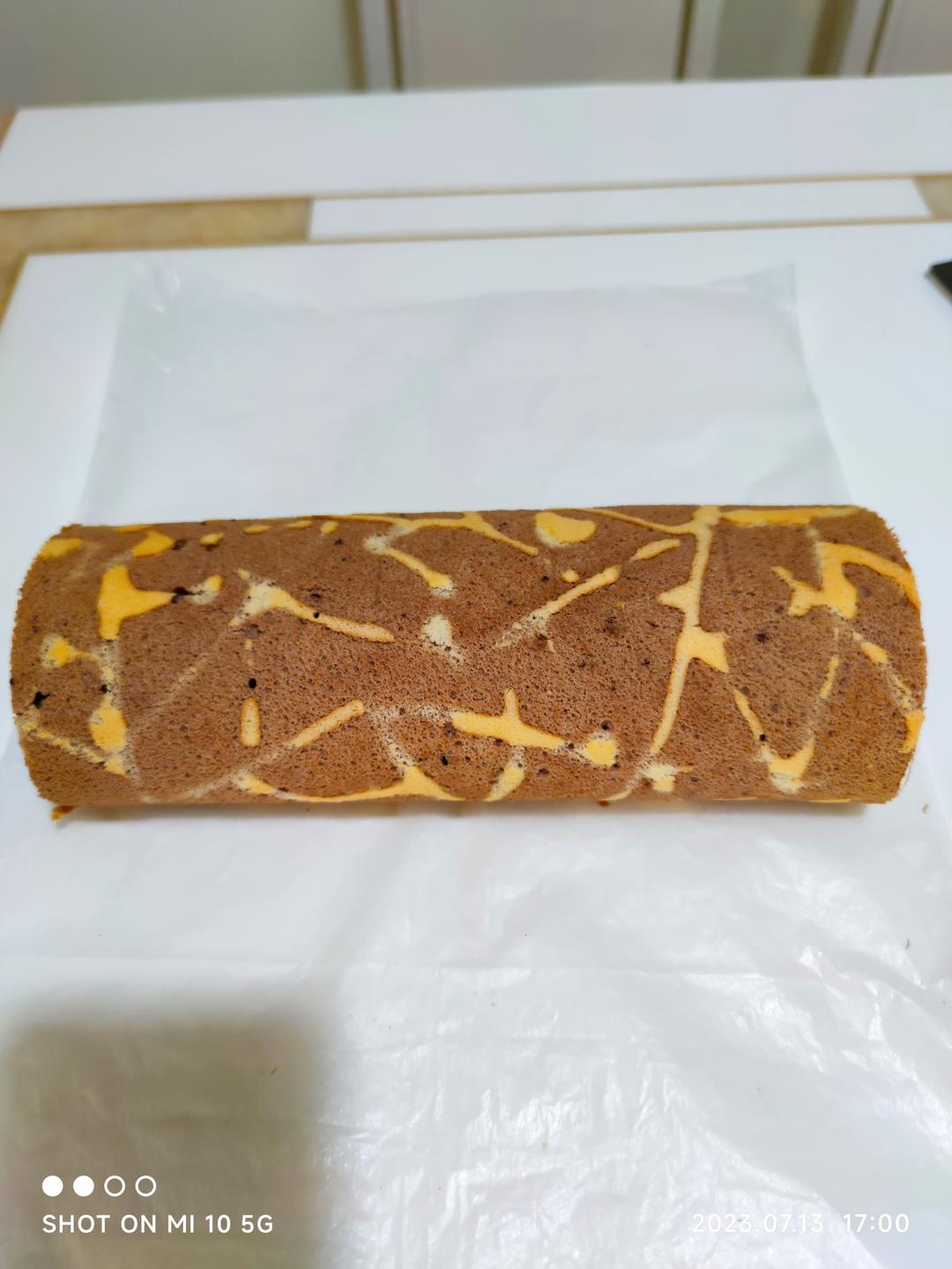 长颈鹿可可蛋糕卷