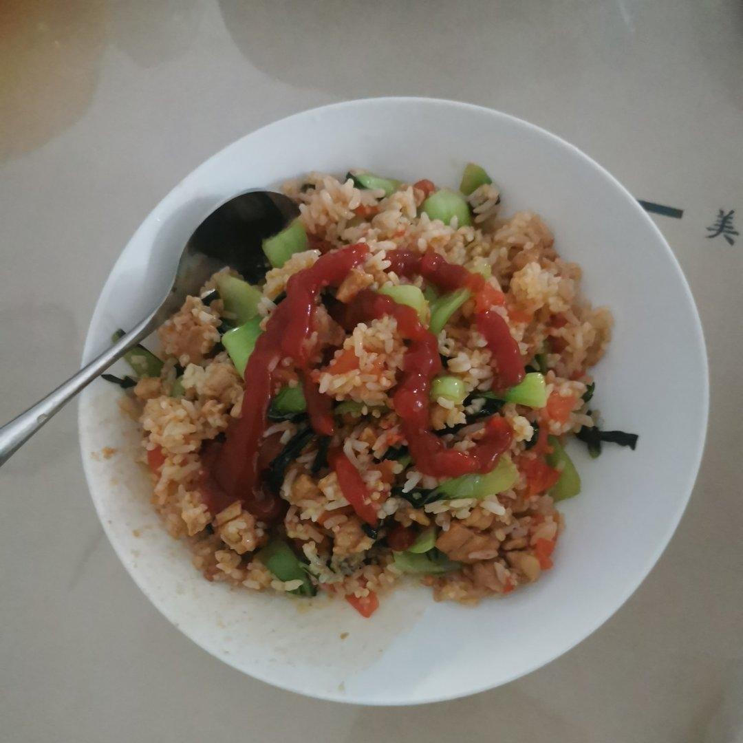 日式鸡胸肉炒饭