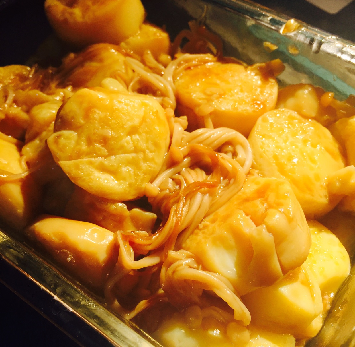 超级下饭菜--金针菇日本豆腐