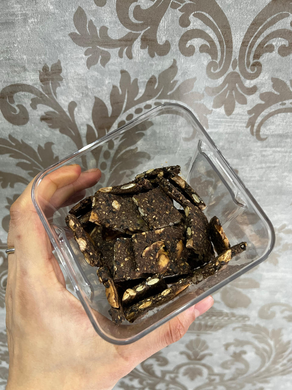 种子脆饼，无油无糖