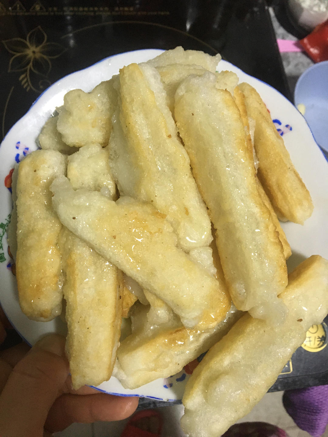 自制糍粑（糯米粉）