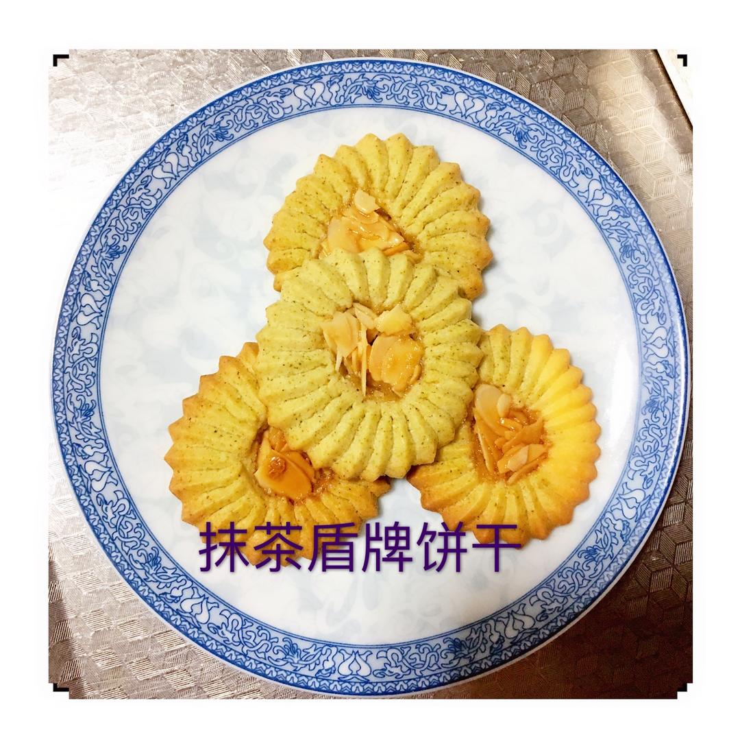 盾牌曲奇：杏仁原味，抹茶黑芝麻味，高颜值伴手礼，韩国西点店配方