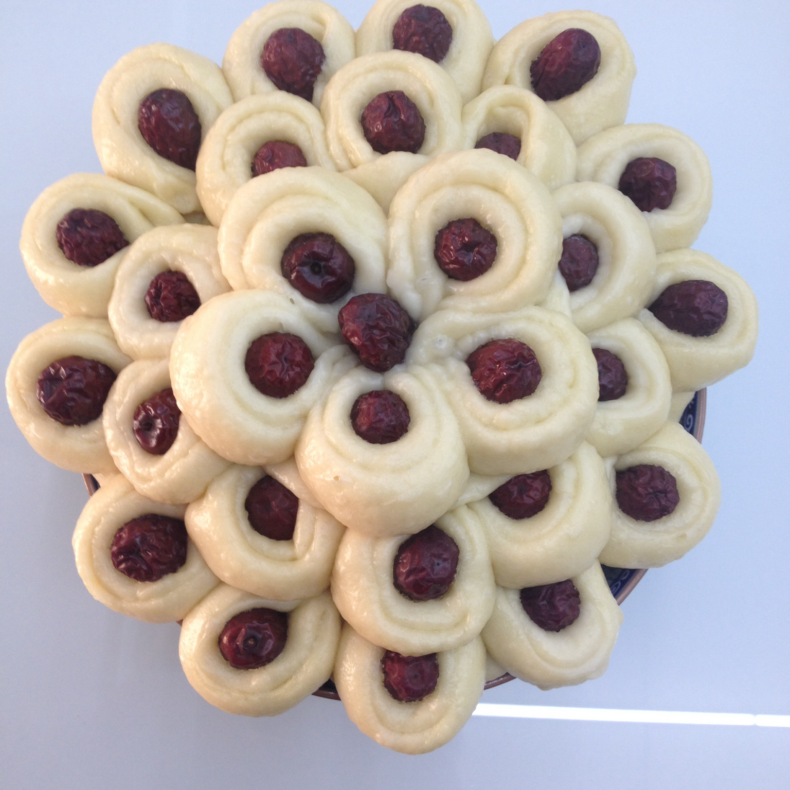 微笑_syrn做的胶东枣山馒头