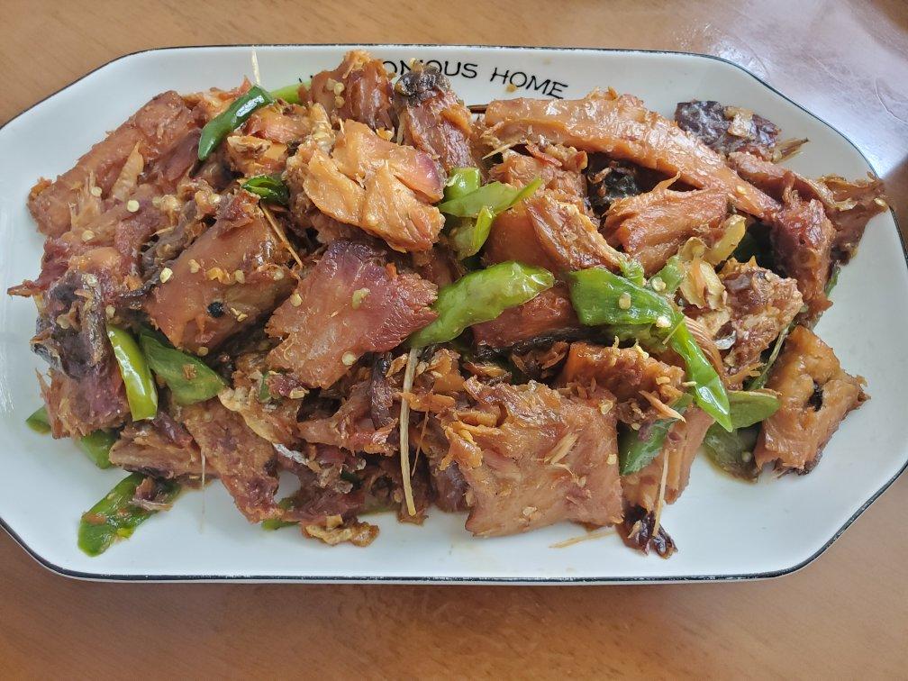 辣炒腊鱼