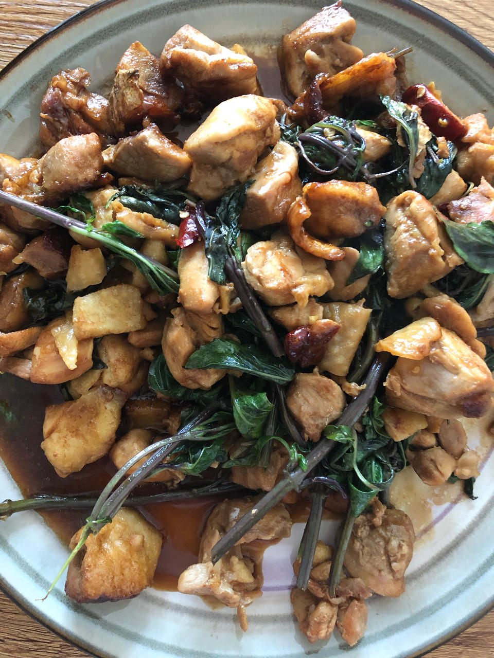 台式三杯鸡