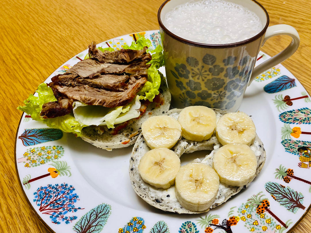 贝果三明治合集｜贝果夹万物