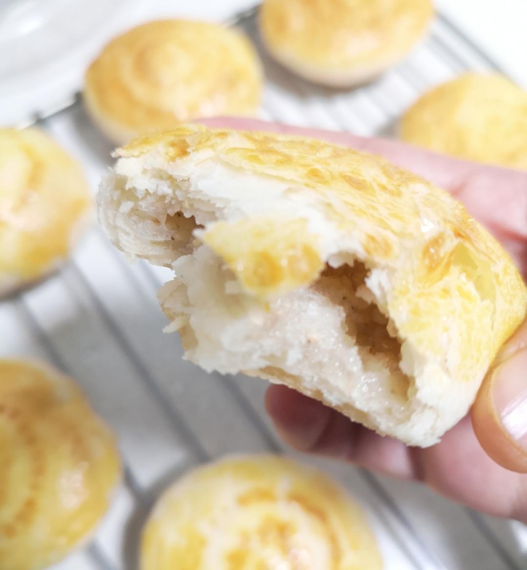 糯米馅糖酥饼【快手老婆饼】