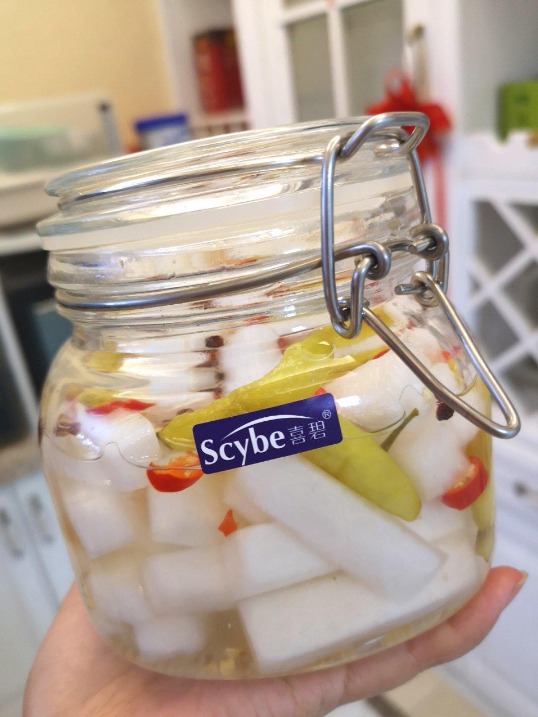 酸甜脆爽腌萝卜