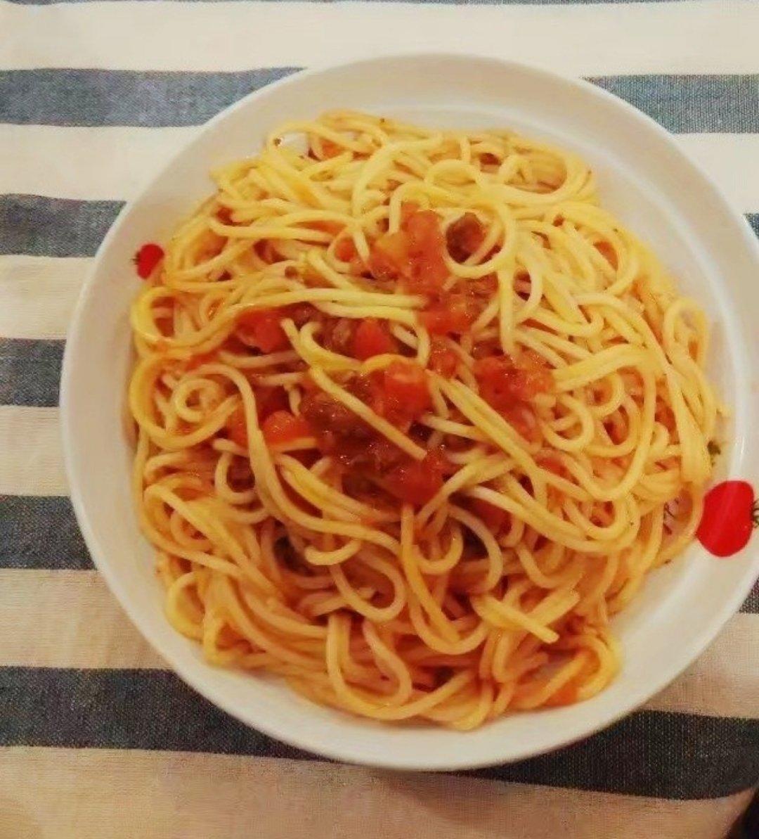 番茄肉酱意面