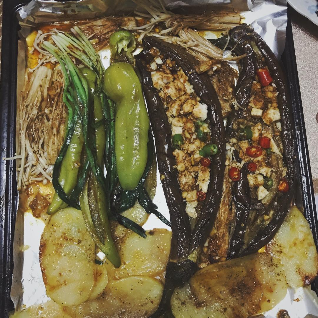 CC招牌菜销魂烤茄子，百吃不厌！