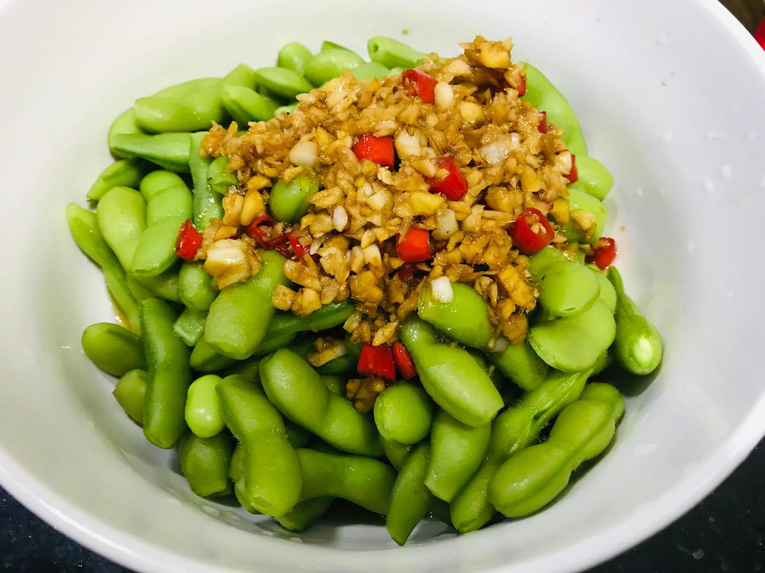 武汉夏夜狂欢菜 | 凉拌毛豆