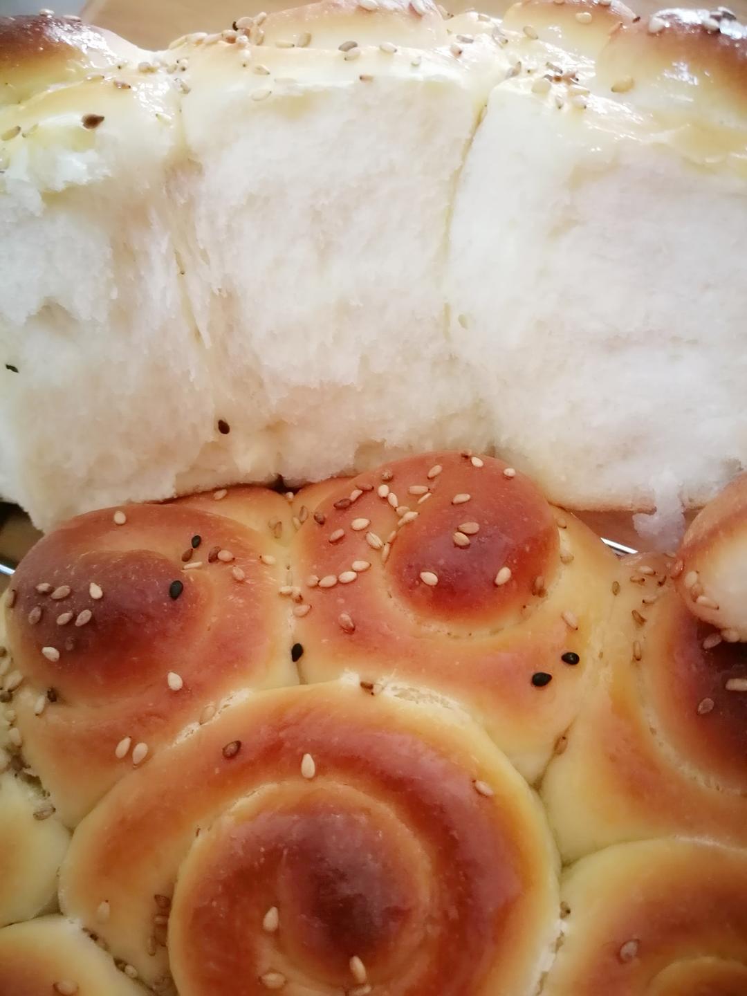 纯奶手撕吐司的做法 步骤1