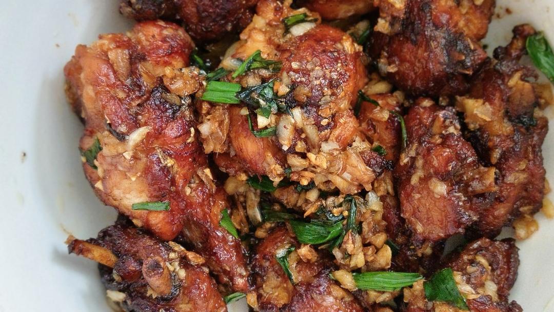 蒜香鸡翅｜孩子们的最爱