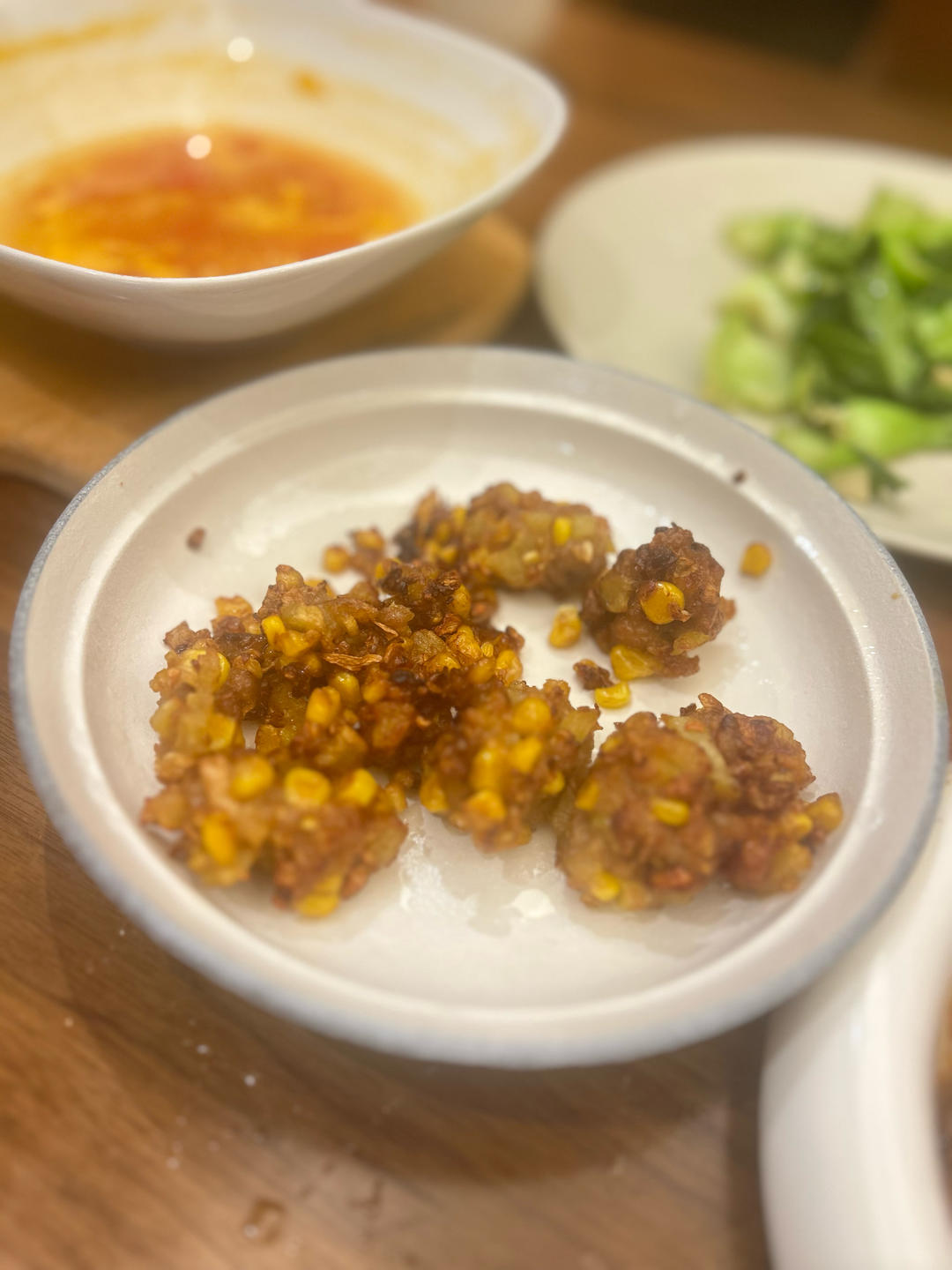 素炸萝卜丸子