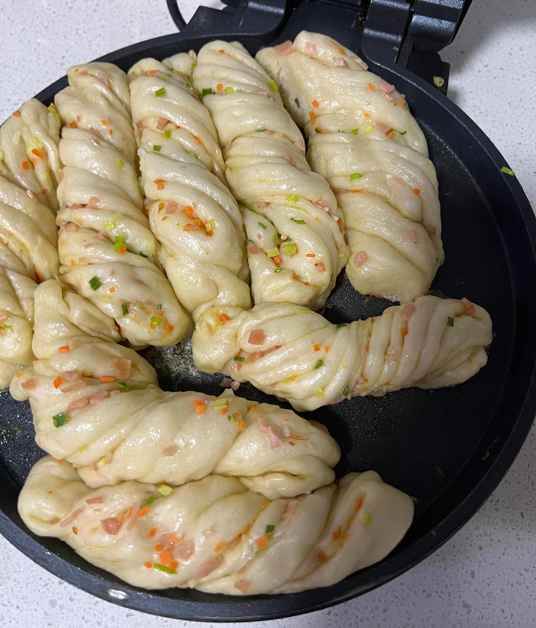 一定要做！—煎卷子【生煎花卷】