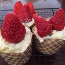 清新莓果奶油cupcake