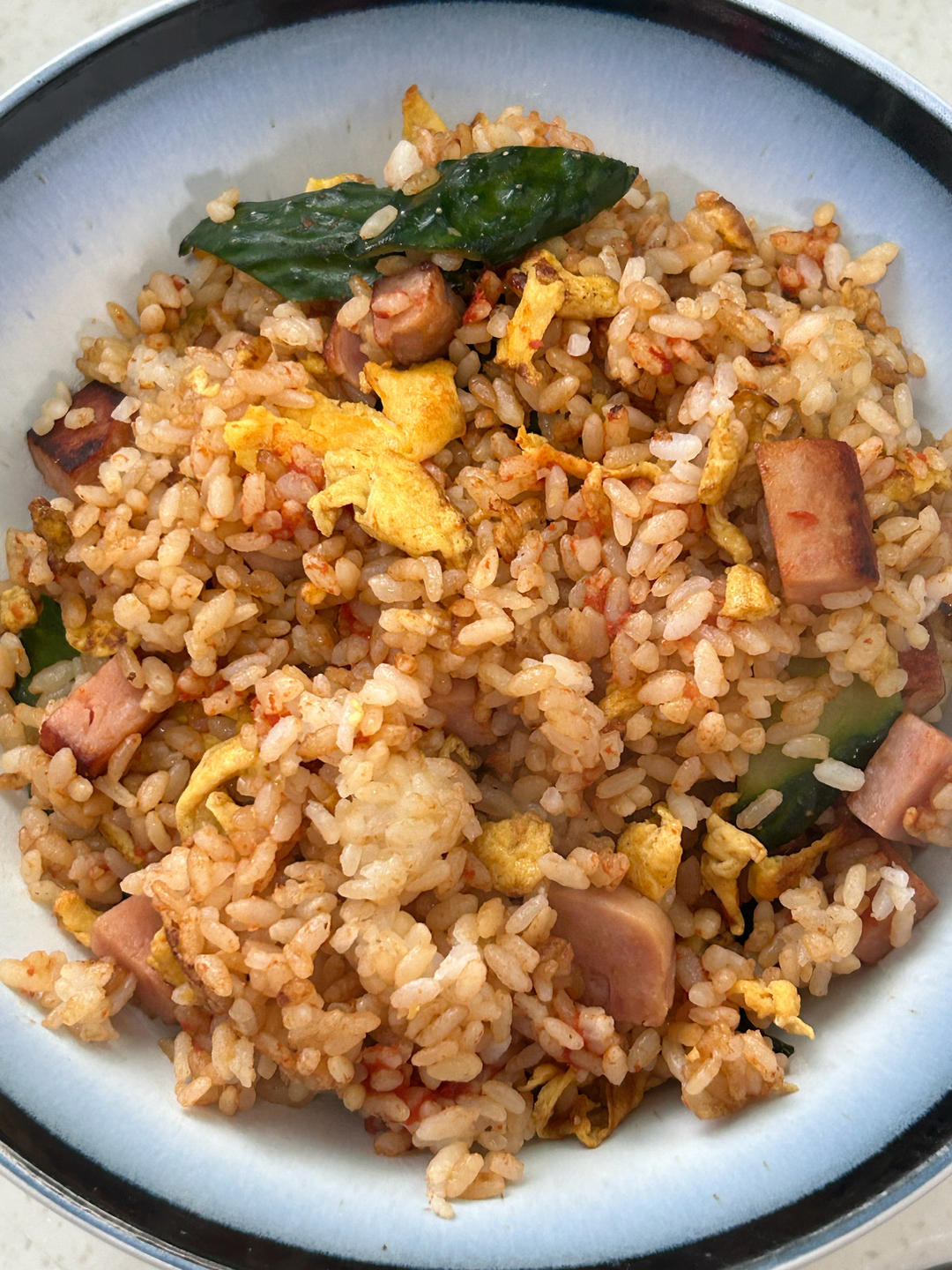 海苔午餐肉炒饭（简单）