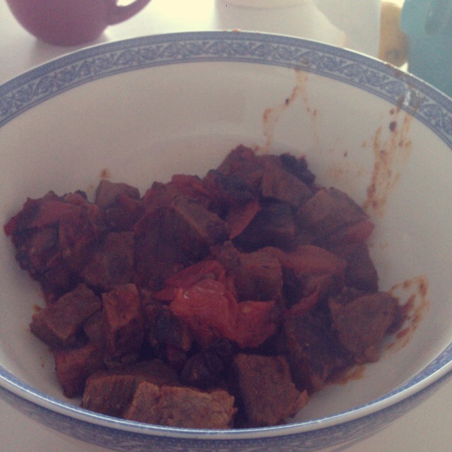 番茄炖牛肉