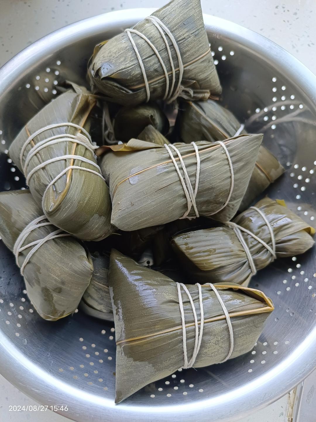 豆沙馅甜粽子的做法
