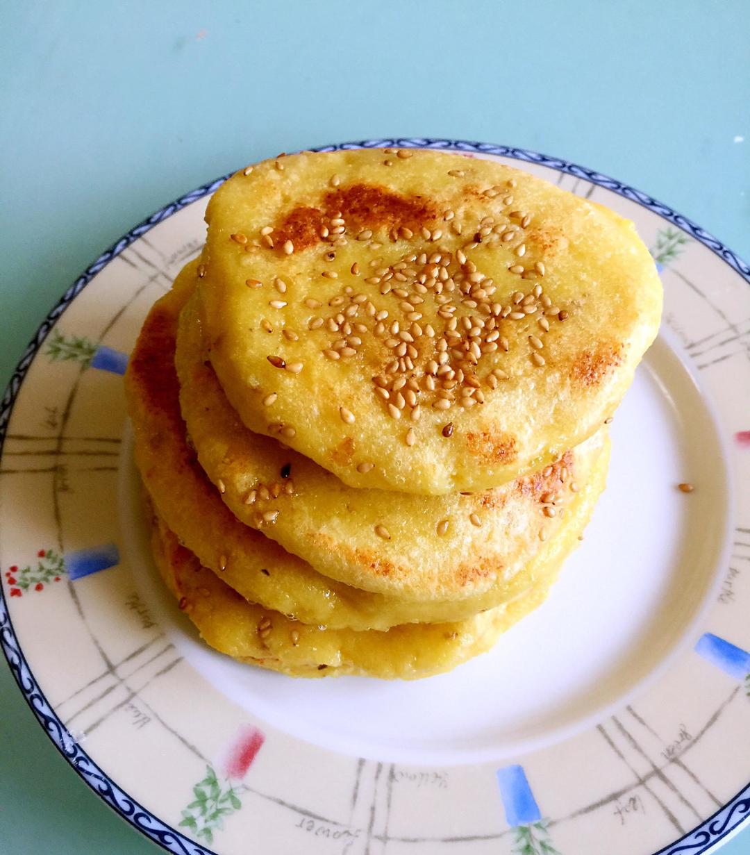 豆渣鸡蛋饼