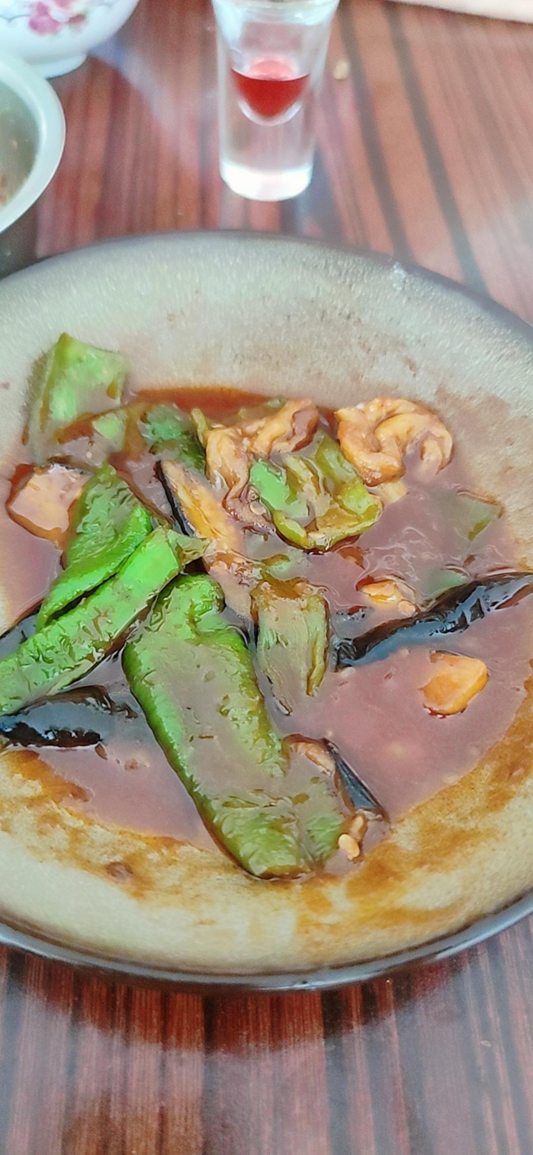 虎皮辣子烧茄子