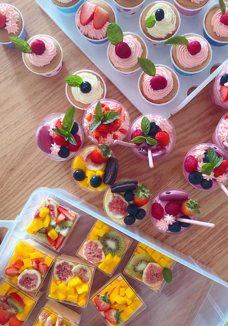 小正方形慕斯蛋糕小方杯（蓝莓味、芒果味）