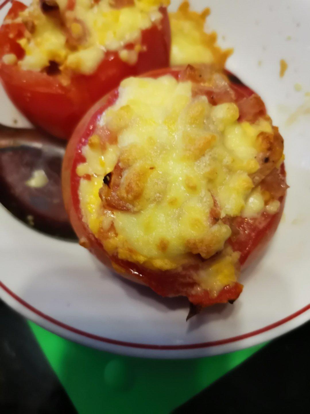 番茄鸡蛋杯（早餐鸡蛋杯升级版，彩椒鸡蛋杯姊妹篇）