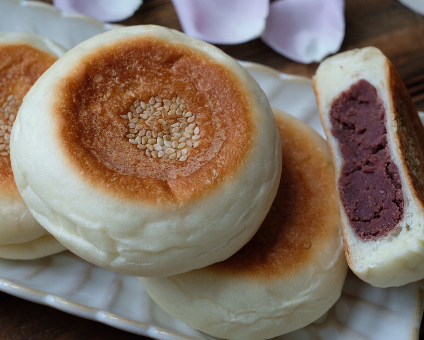 日式红豆包、毛毛虫面包（水合法）的做法