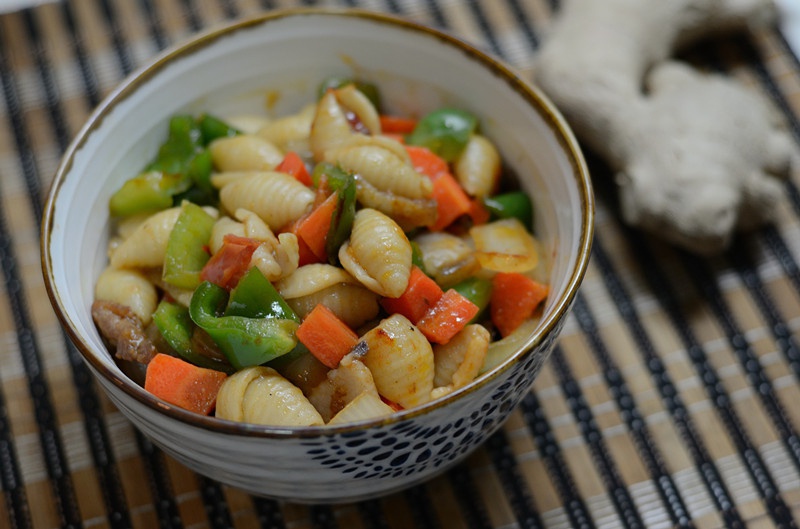 炒麻食儿（猫耳朵）