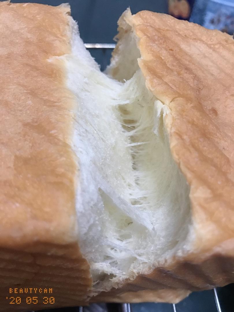 夺命软吐司(๑´ڡ`๑)超软拉丝极速方便的一次发酵吐司