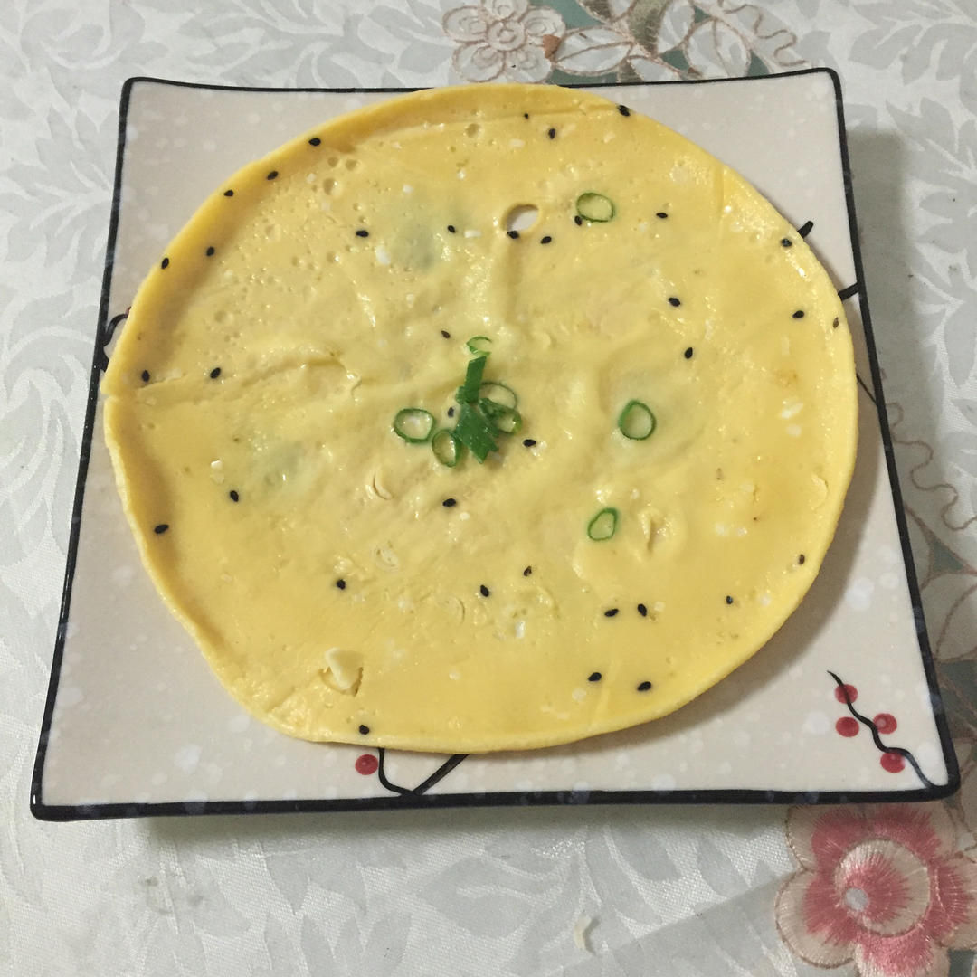 电饭锅鸡蛋葱饼