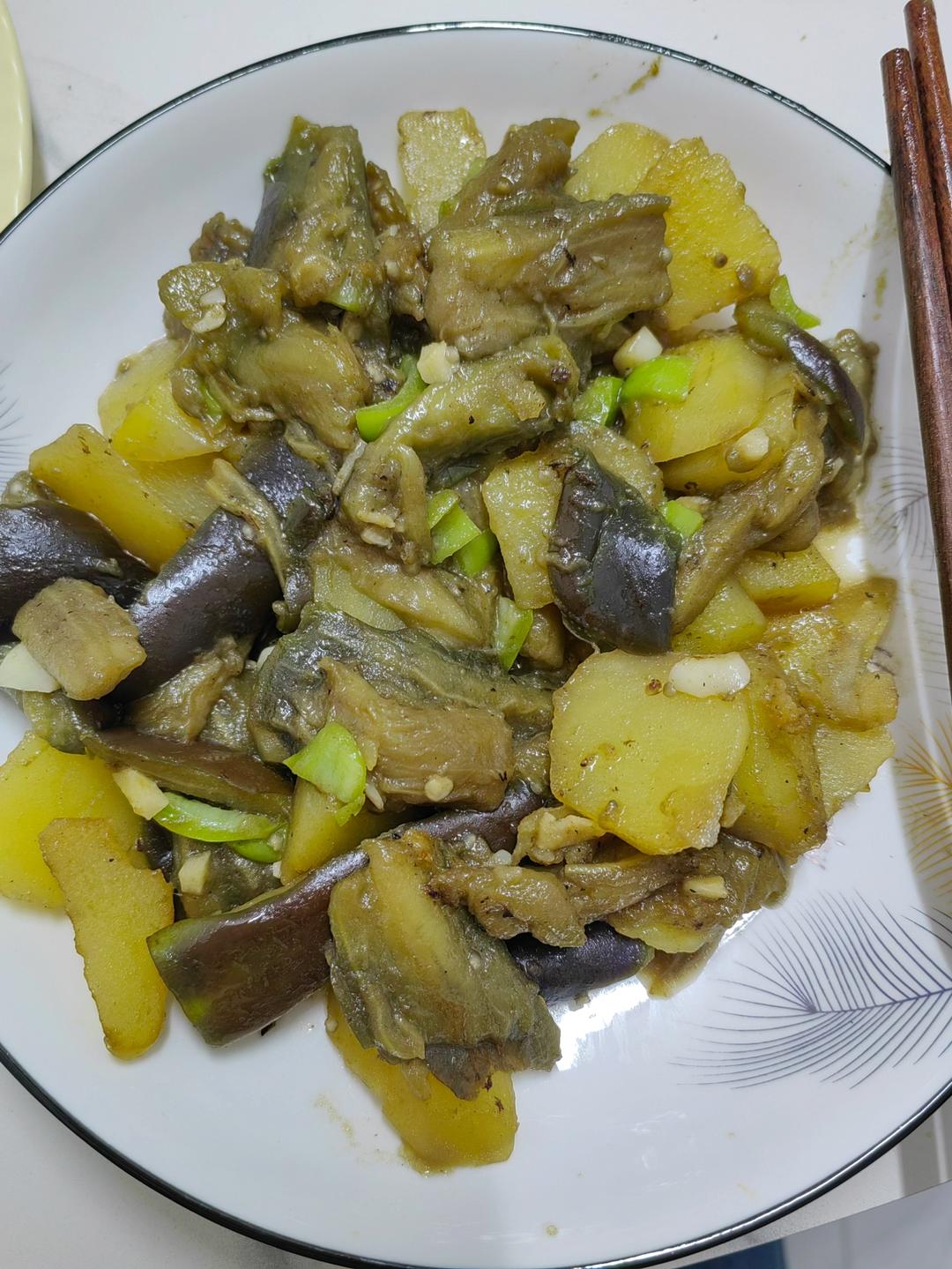 黯然销魂之 东北土豆炖茄子