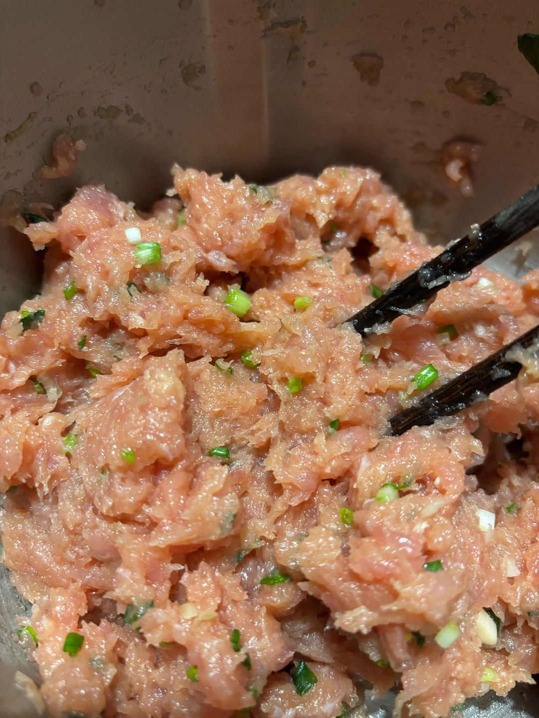 肉不柴的馄饨馅