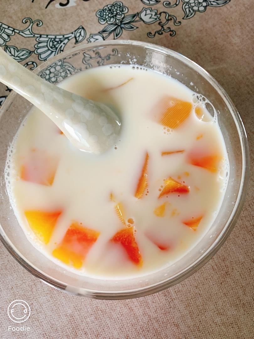 木瓜炖牛奶