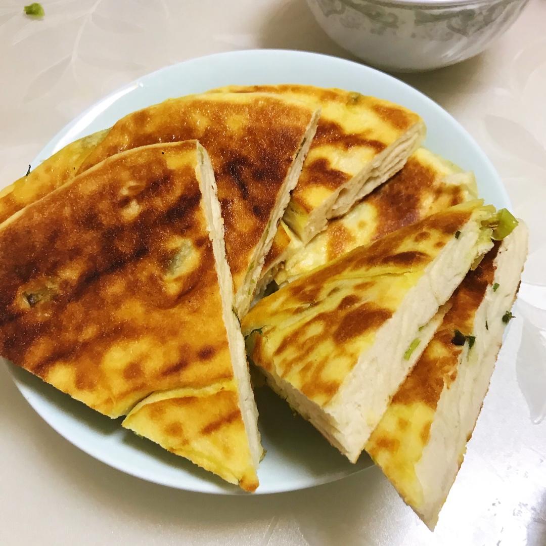 发面葱油饼