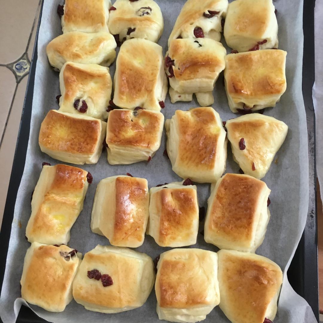 蔓越莓优格小面包块