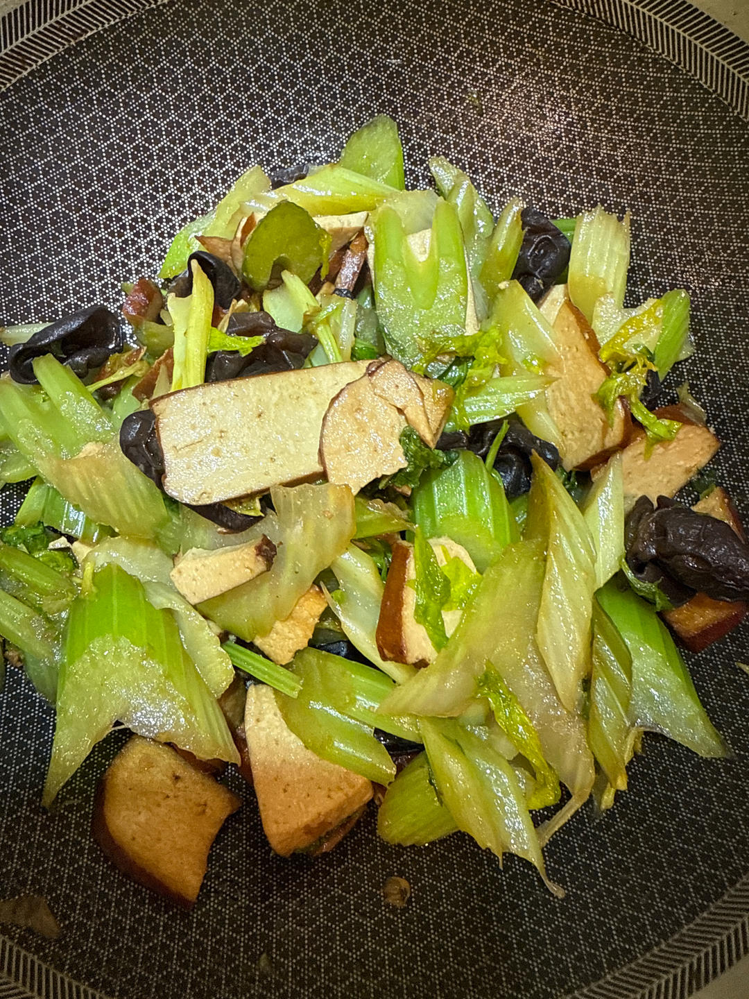 香干炒芹菜