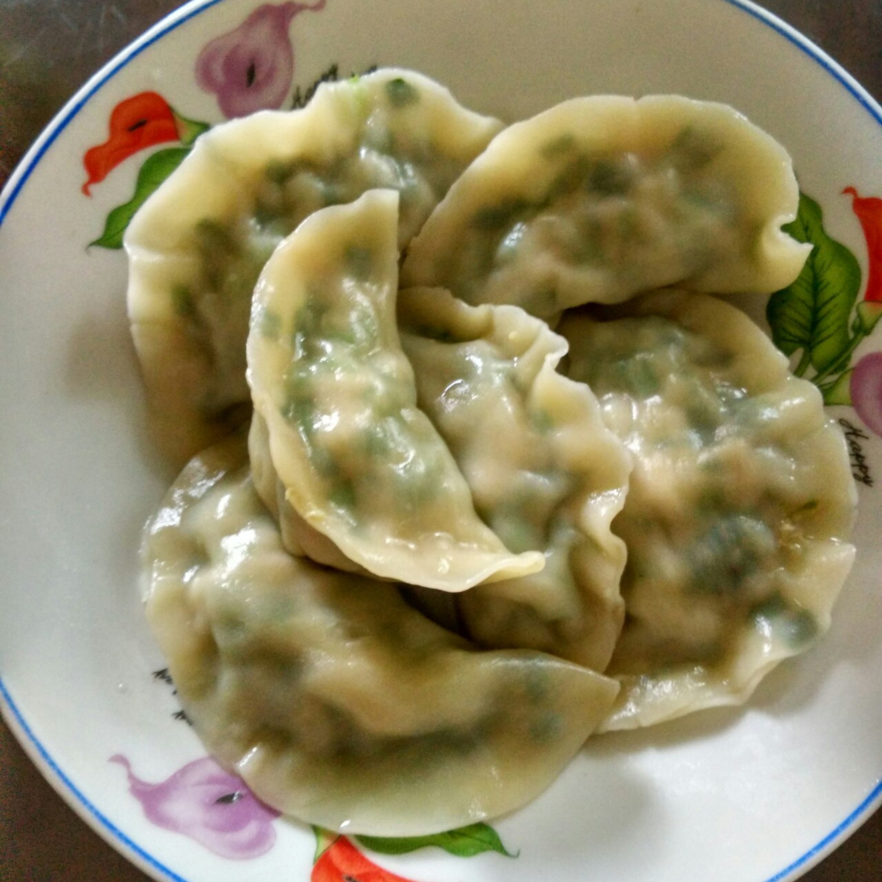 韭菜鸡蛋虾仁三鲜饺子