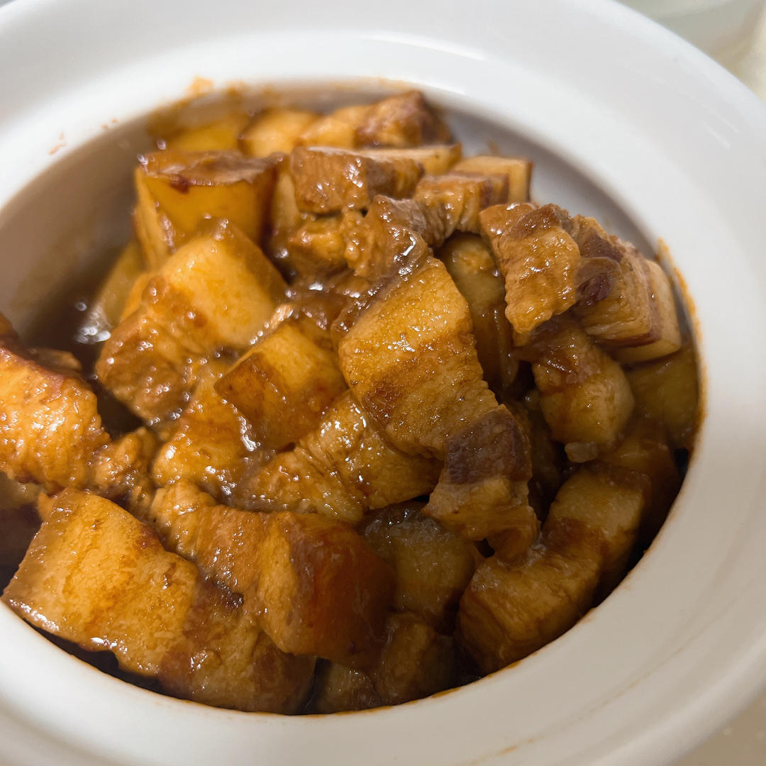 红烧肉炖土豆（丝毫不腻）