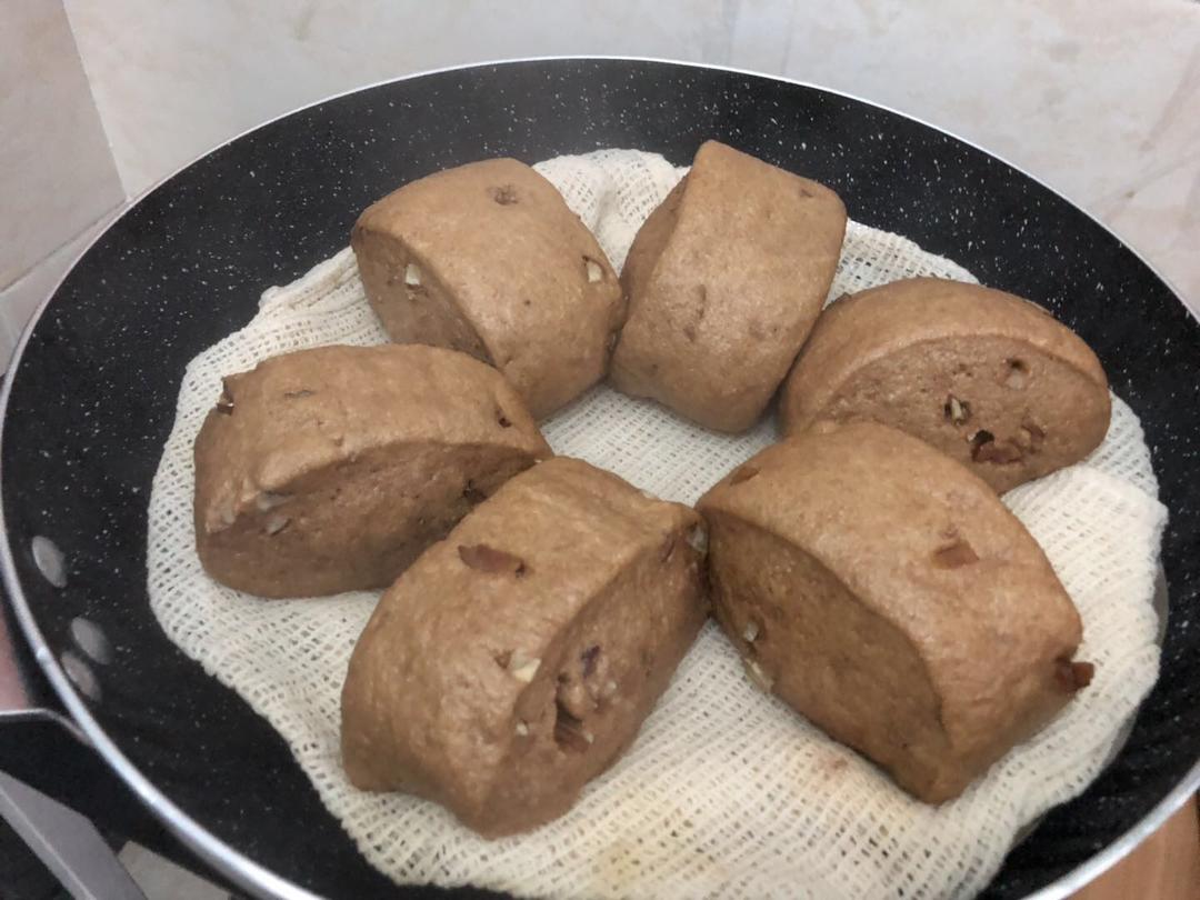全麦红糖馒头