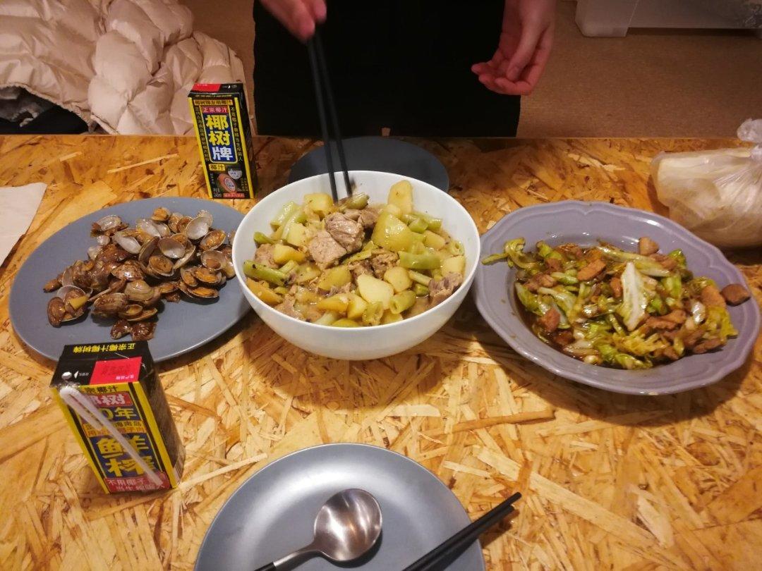 土豆芸豆炖排骨